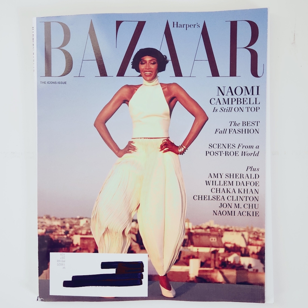 🍭7/$15 Harper's Bazaar Magazine September 2024 Naomi Campbell